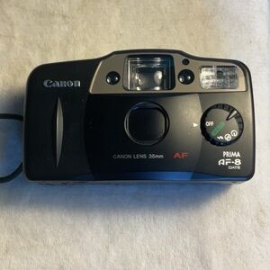 Canon Prima AF-8 35mm Camera in Black vintage